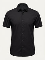 חולצת שרוול קצר - The Signature Oxford