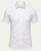חולצת Signature Oxford בצבע לבן — מבט נוסף