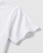 תקריב שרוול ובד — חולצת Signature Oxford לבנה