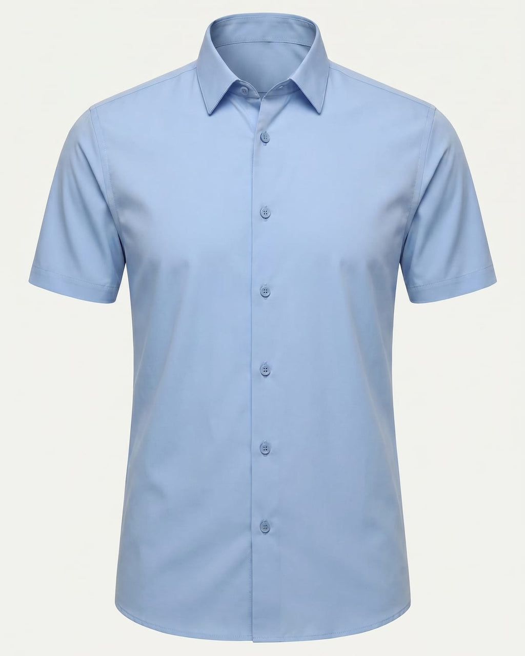 חולצת Signature Oxford בצבע תכלת — מבט מלפנים
