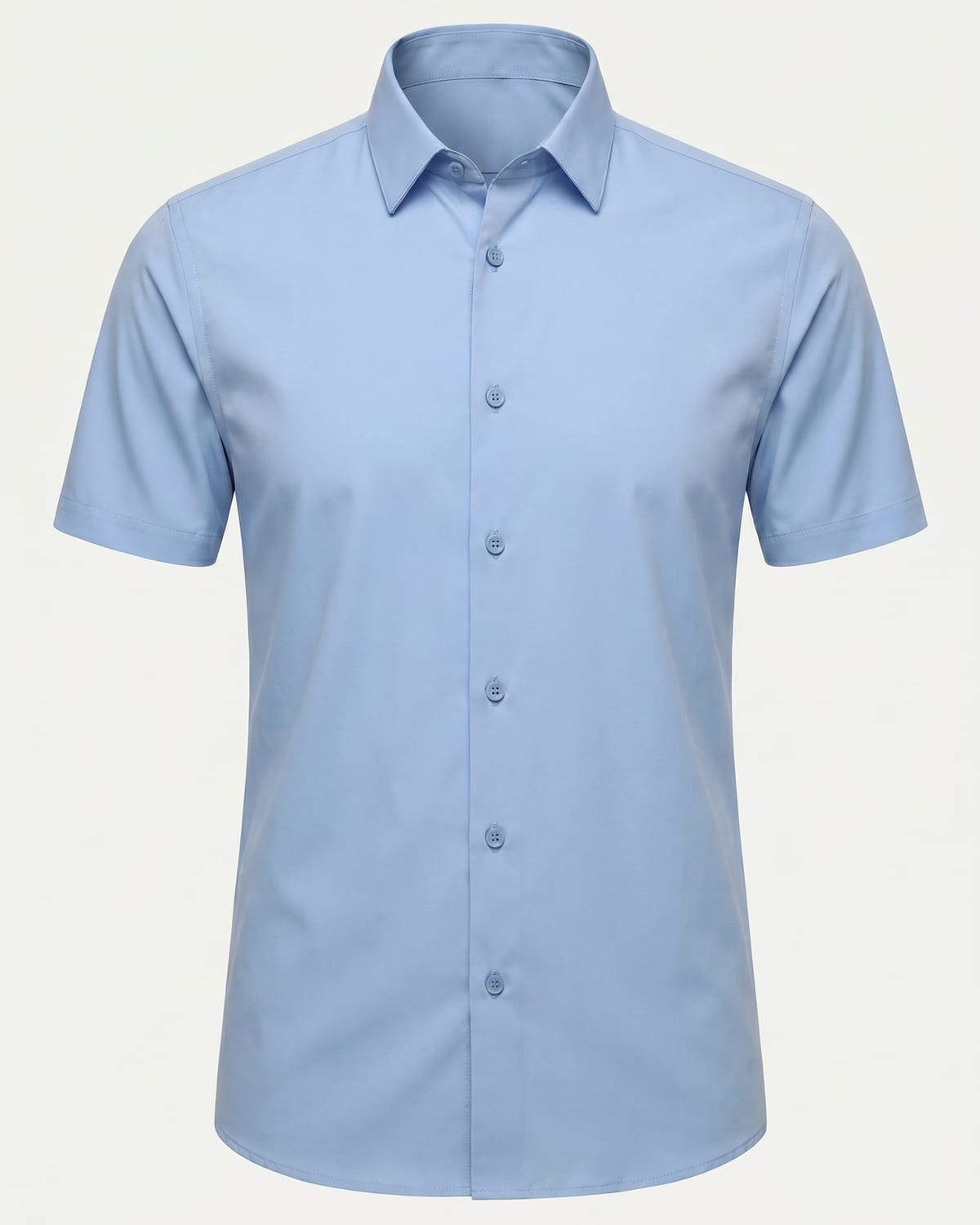חולצת Signature Oxford בצבע תכלת — מבט מלפנים